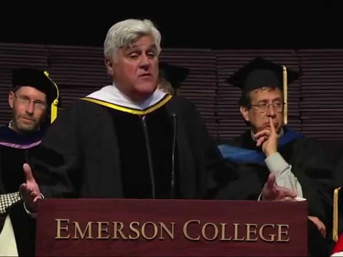 Jay Leno at Emerson Commencement 2014