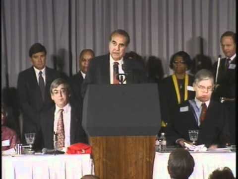 Senator Dole introducing President Bush talks about Kevin Saunders being appointed Fitness Council