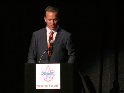 Peyton Manning Boy Scouts Speech