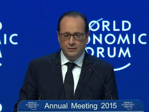 Davos 2015 – Special Address by François Hollande President of France