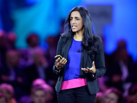 Ayesha Khanna, adm.direktør ADDO AI på NHOs årskonferanse 2018