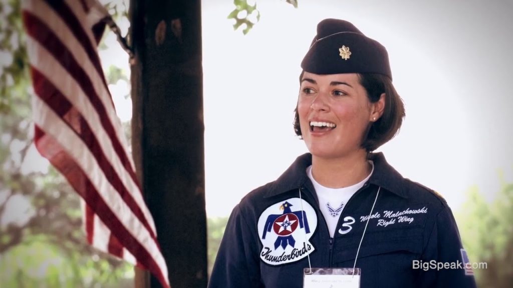 Fighter Pilot Second To No One Nicole Malachowski Bigspeak Motivational Speakers Bureau