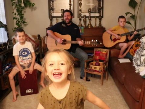 Colt Clark and the Quarantine Kids perform “Start Me Up”