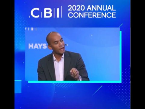 Chuka speaks at the 2020 CBI Annual Conference on sustainability & green finance, 3rd November 2020