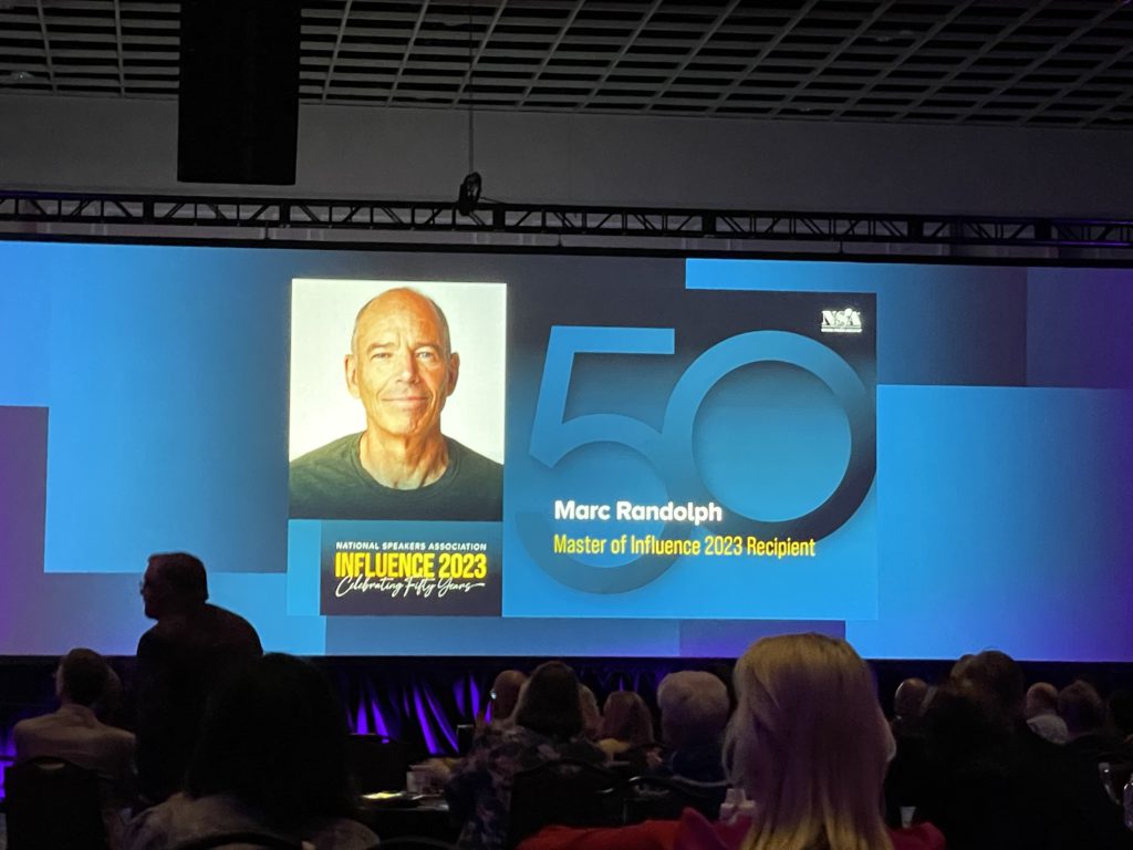 Marc Randolph Honored with NSA “Master of Influence” Award - BigSpeak ...