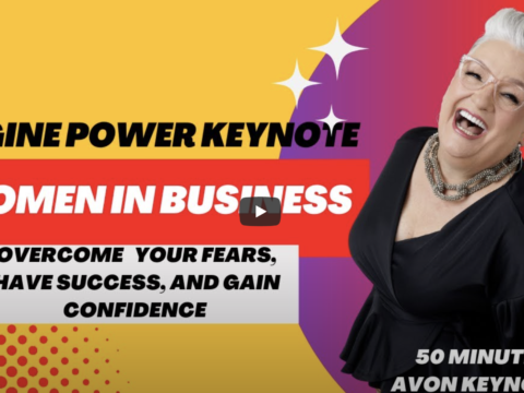 Pegine Keynote Speech for AVON. Be inspired, Laugh and Learn (50 minutes)