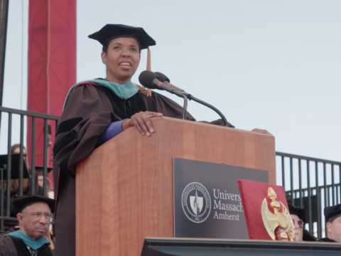 Briana Scurry – UMass Commencement Highlights