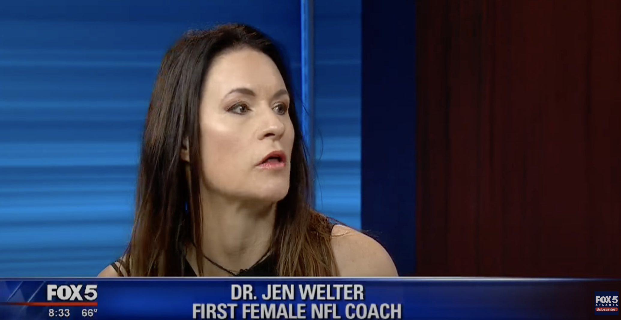 Dr Jen Welter talks about becoming first female NFL coach