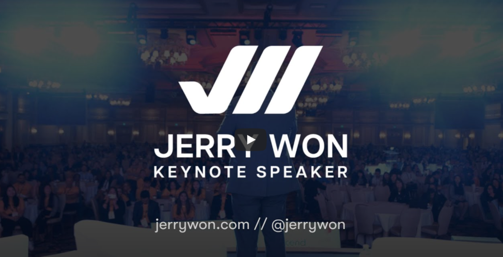 Jerry Won Speaker Reel November 2024 BigSpeak Motivational Speakers