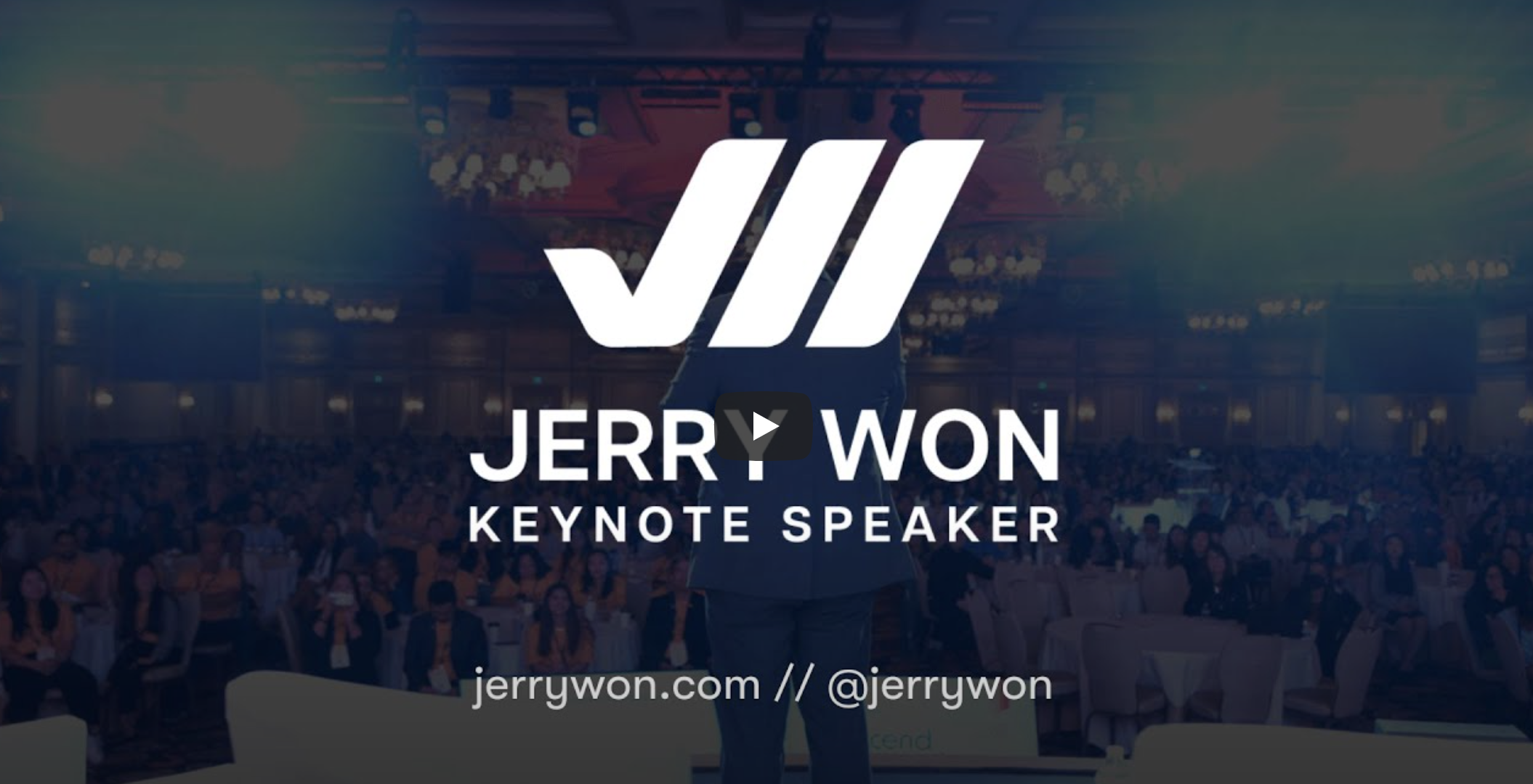 Jerry Won Speaker Reel November 2024