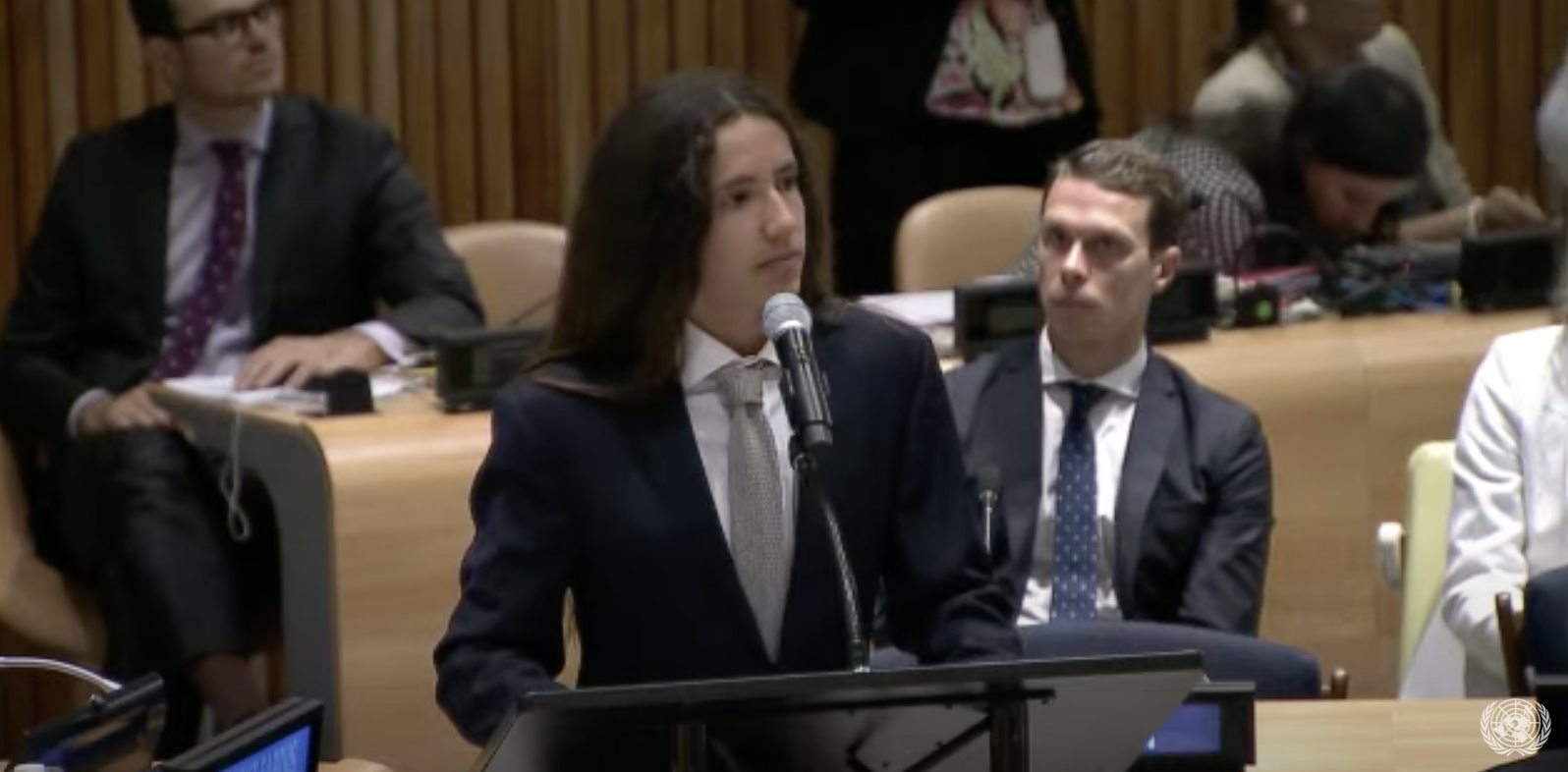 Xiuhtezcatl, Indigenous Climate Activist at the High-level event on Climate Change